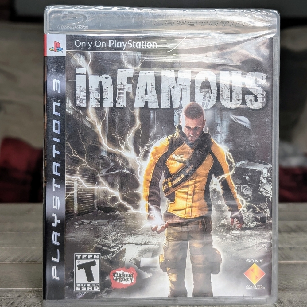 inFAMOUS PS3 Game BRAND NEW Factory Sealed | PlayStation 3 | Black Label